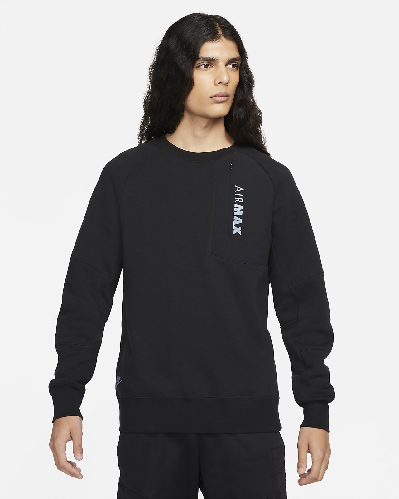 Nike Sportswear Air Max-sweatshirt i fleece til mænd