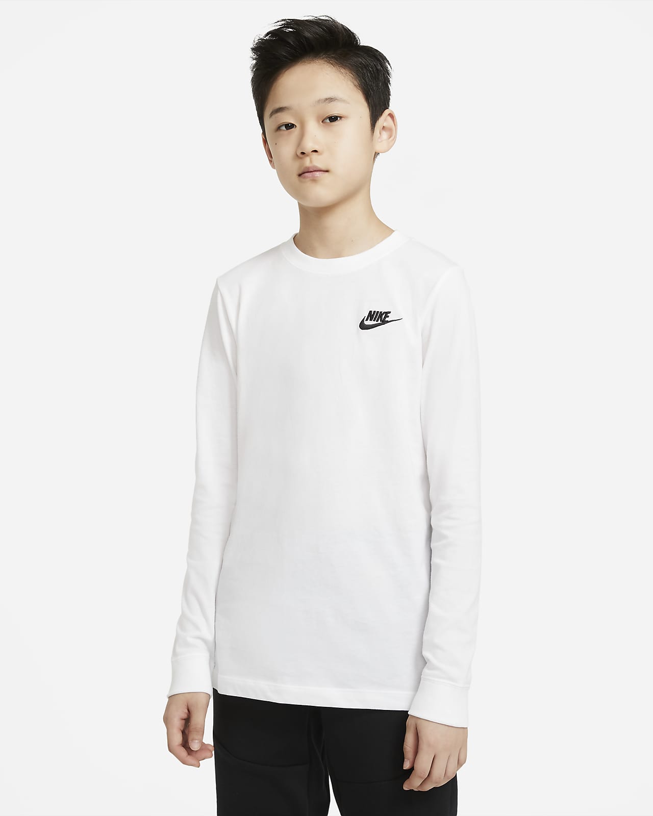 Nike Sportswear Older Kids' (Boys') Long-Sleeve T-Shirt
