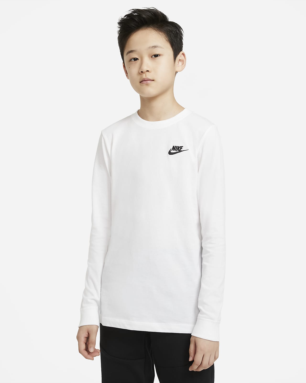 Nike Sportswear Older Kids' (Boys') Long-Sleeve T-Shirt. Nike SI