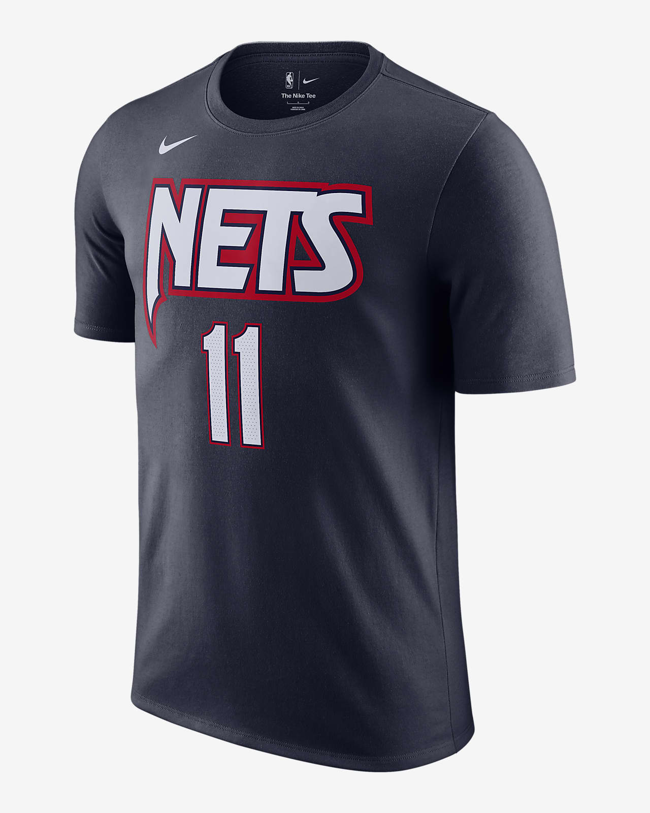 Brooklyn Nets City Edition Nike NBA spelar-t-shirt för män
