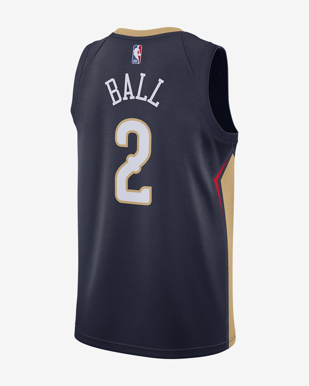 Lonzo Ball Pelicans Icon Edition Nike NBA Swingman Jersey. Nike.com
