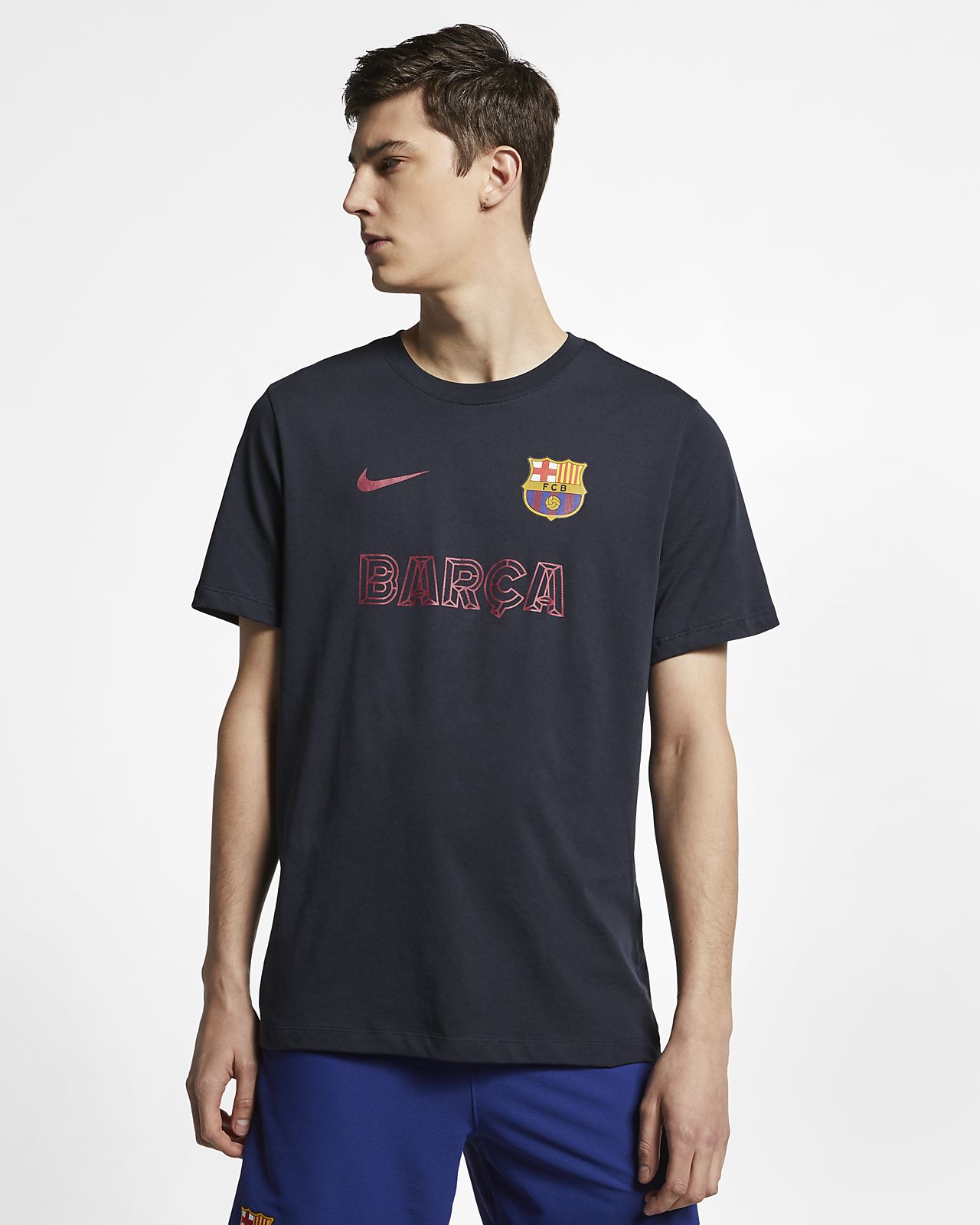 Nike FC Barcelona Men's T-Shirt. Nike BE