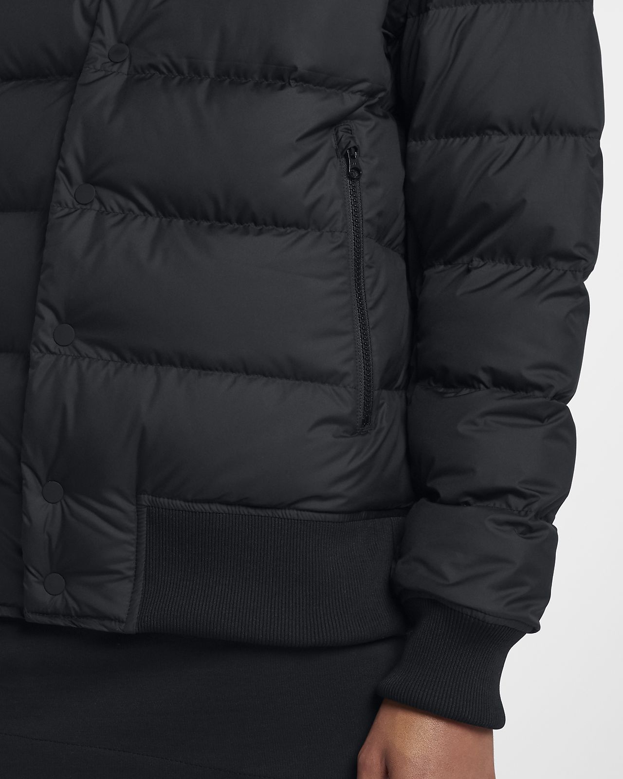 nike quilted jacket mens