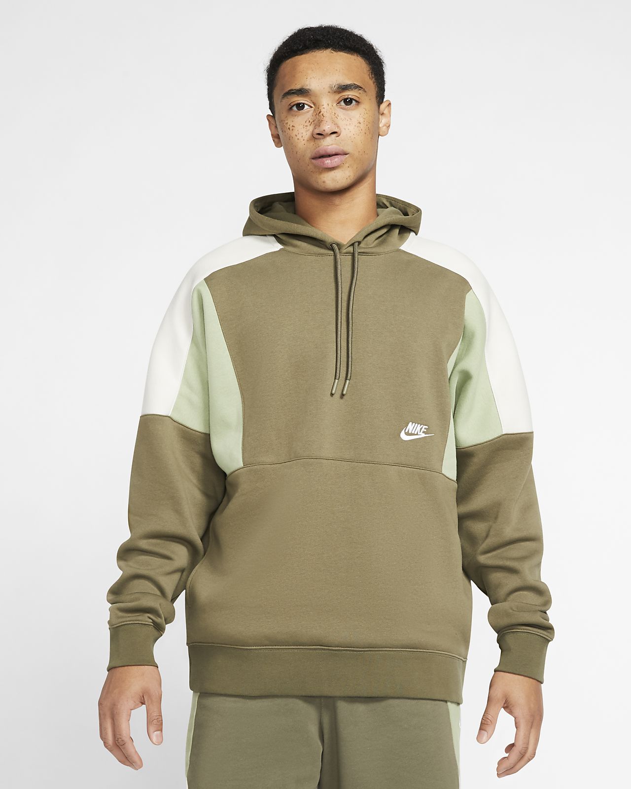 nike colour block hoodie Shop Clothing 