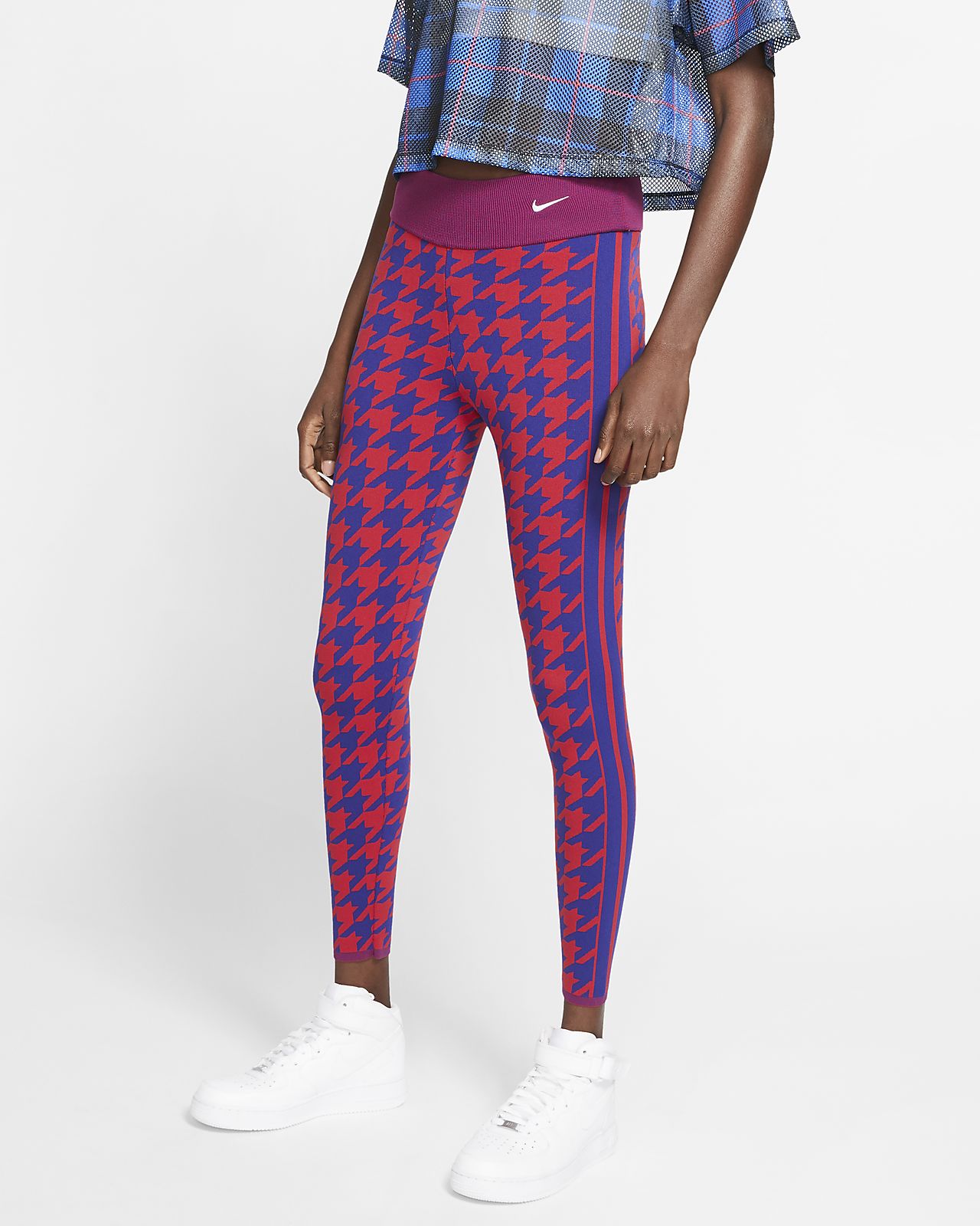 nike checkered leggings