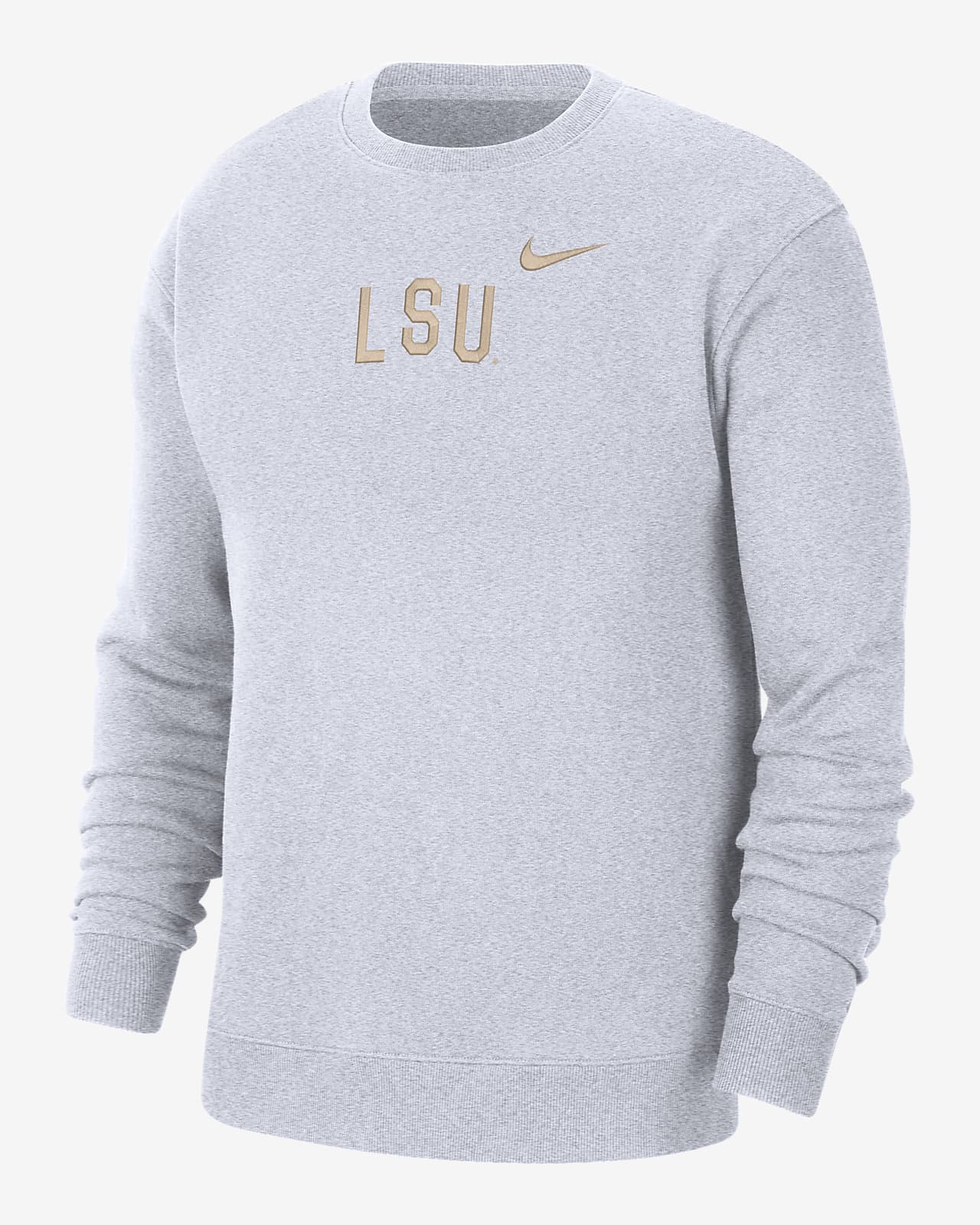 LSU Men's Nike College Crew-Neck Sweatshirt