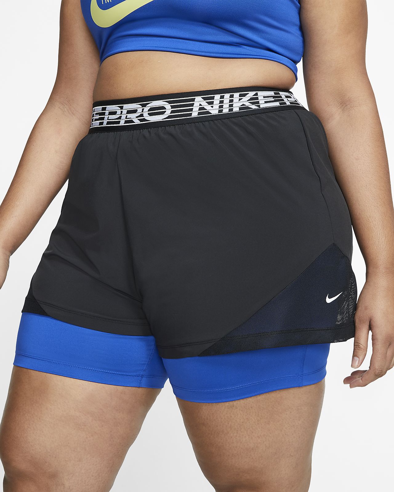 nike performance 2 in 1 shorts