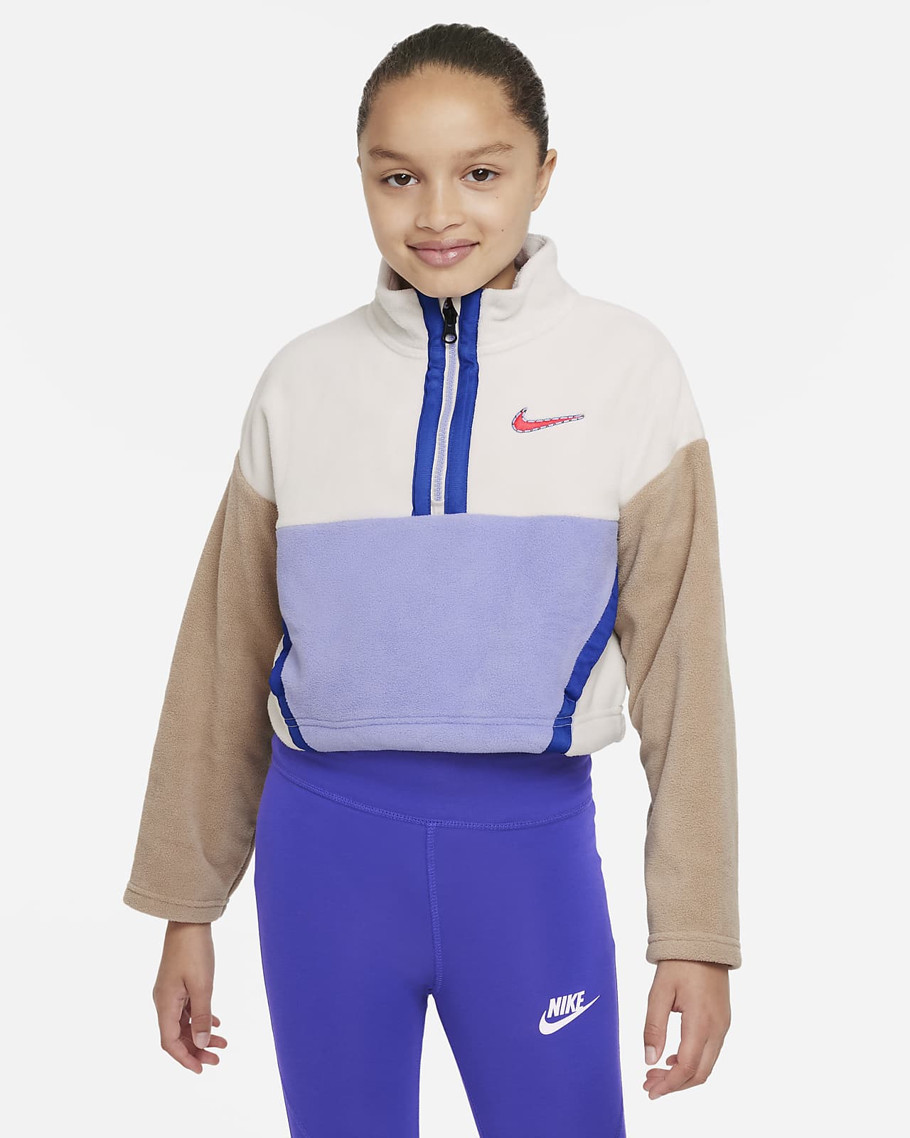 Tričko s dlouhým rukávem Nike Sportswear pro větší děti (dívky)