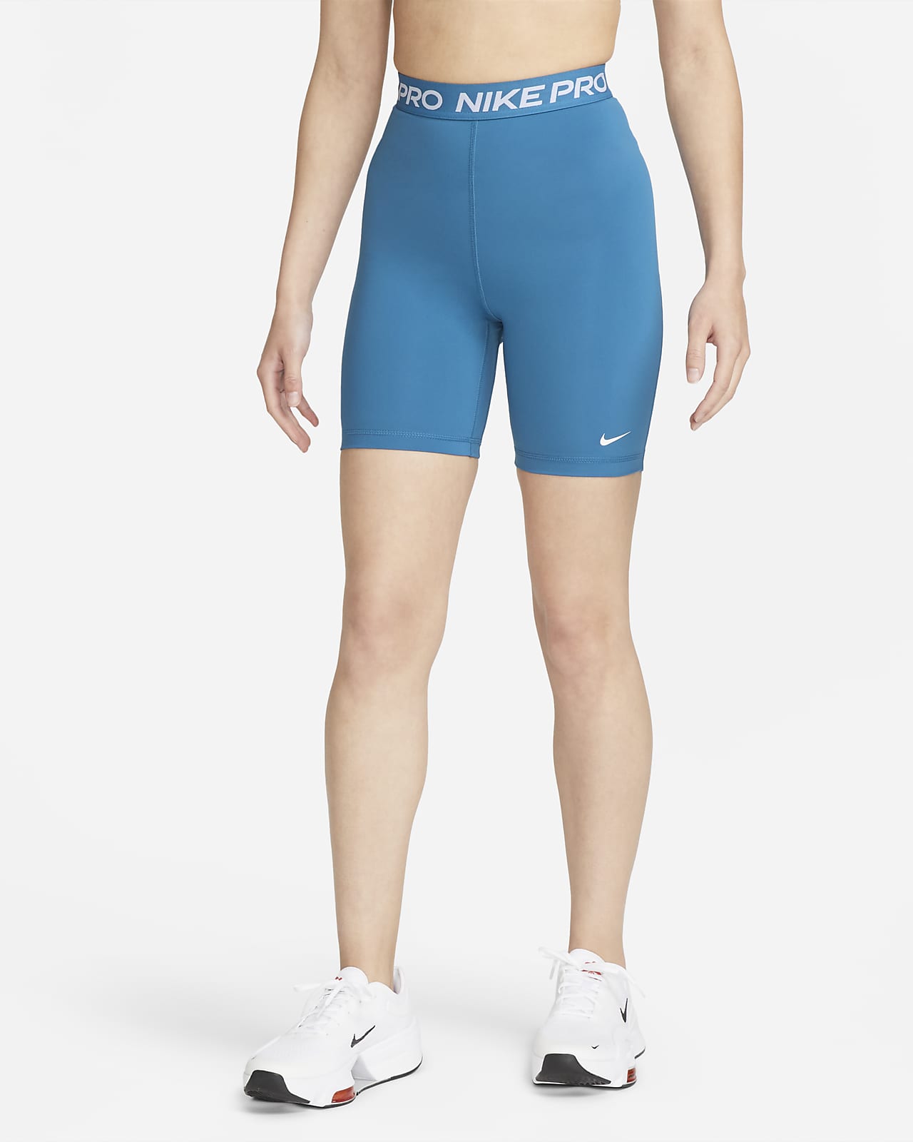 Shorts de 18 cm de tiro alto para mujer Nike Pro 365