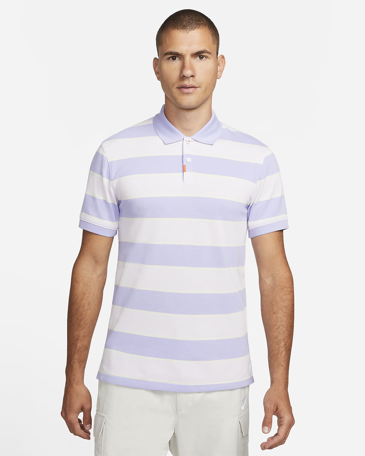 Polo à rayures Nike coupe slim pour Homme