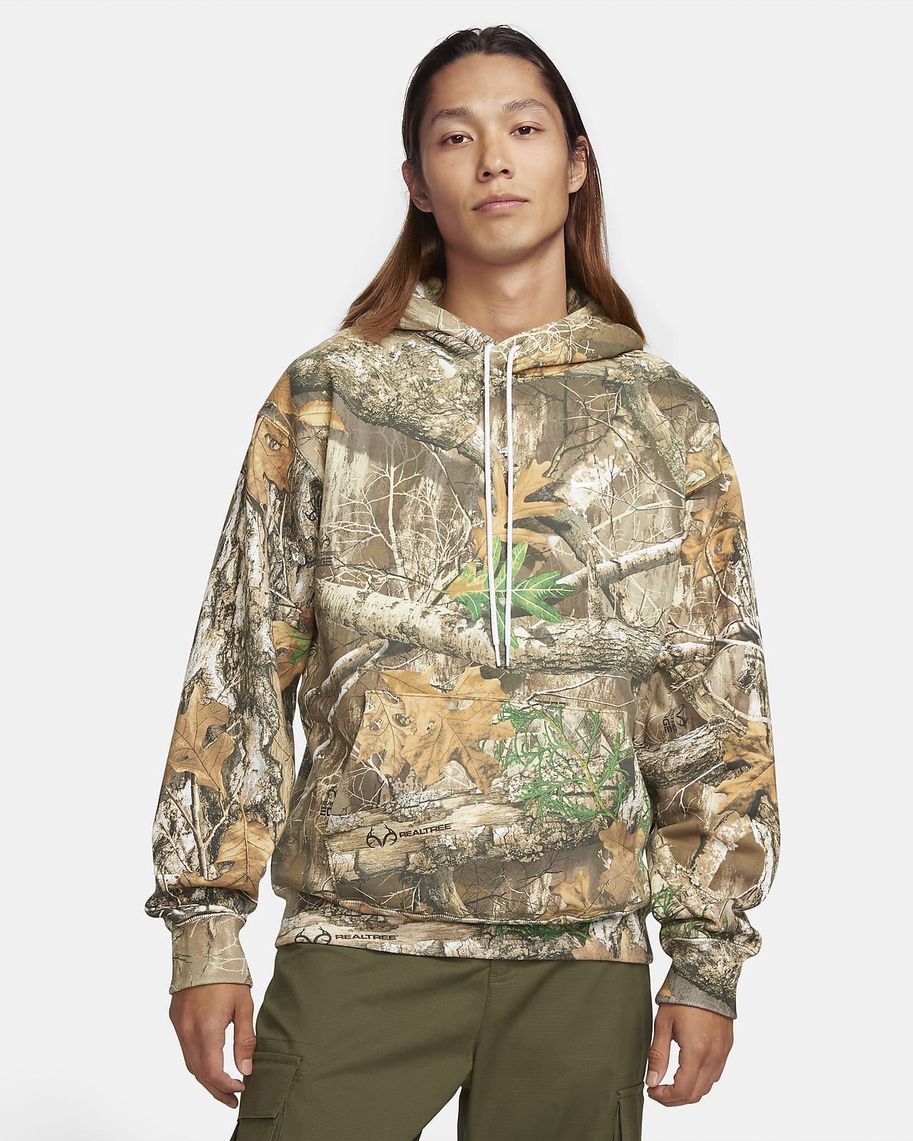 ナイキ SB フリース Realtree® オールオーバー プリント パーカー