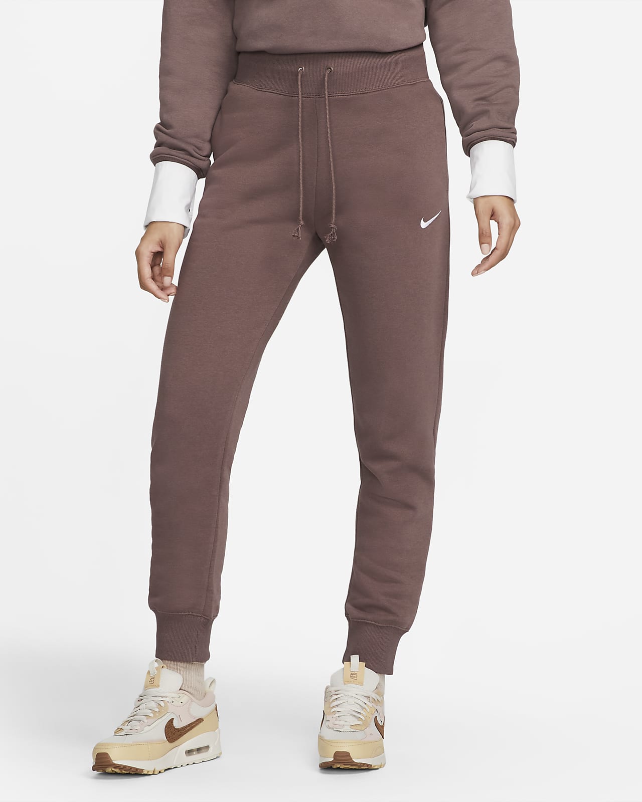 Nike Sportswear Phoenix Fleece Women's High-Waisted Fleece Joggers. Nike GB