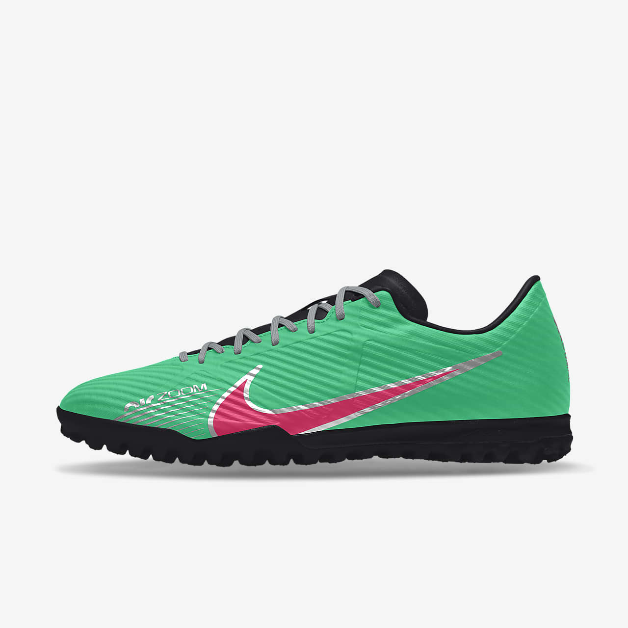 Nike Zoom Mercurial Vapor 15 Academy TF By You Custom Turf Football Shoes