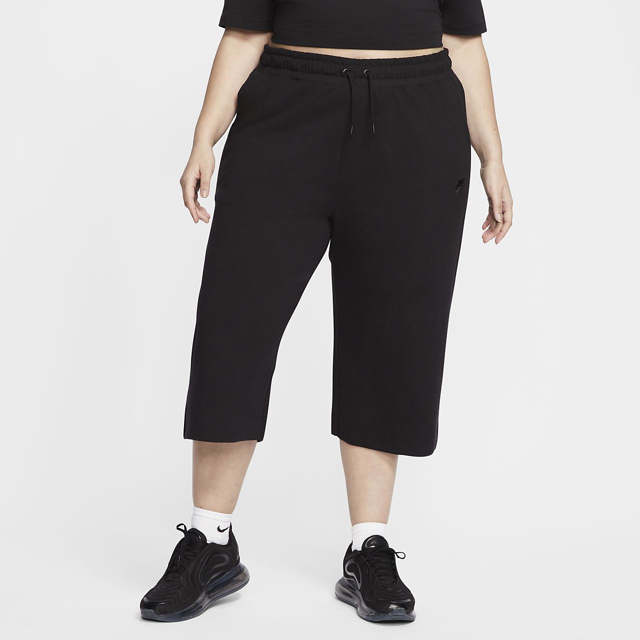 plus size nike capris