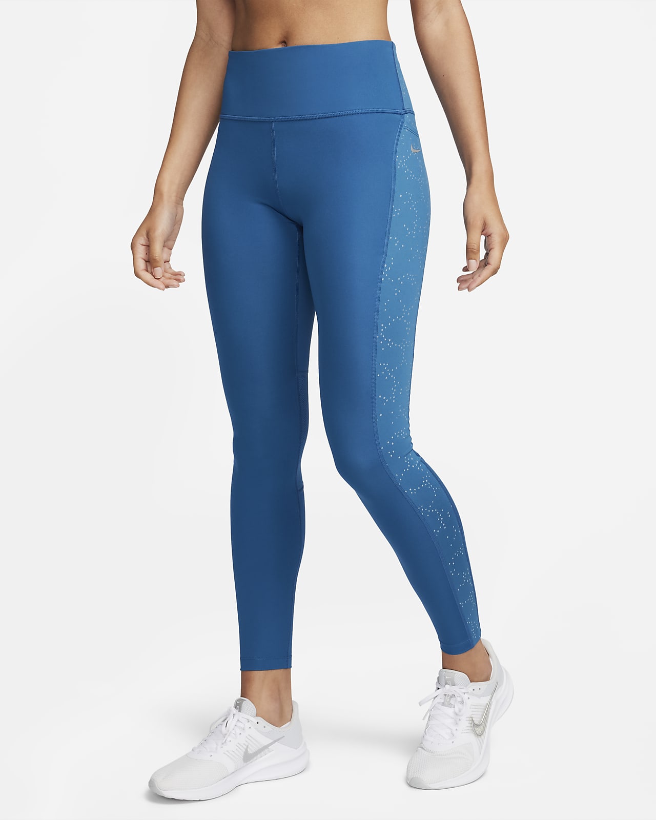 Nike Fast Women's Mid-Rise 7/8 Printed Leggings with Pockets