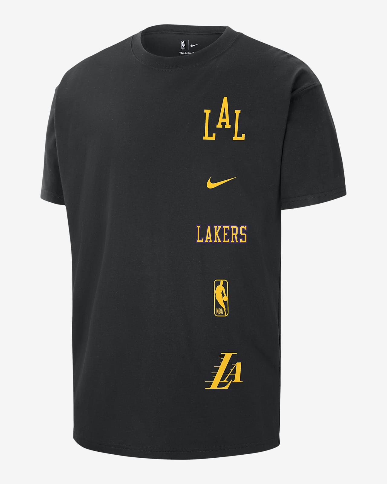 Playera Nike NBA Courtside Max90 para hombre Los Angeles Lakers 2023/24 City Edition