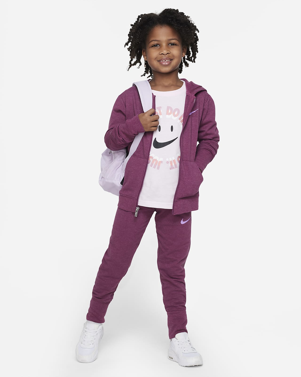 Nike Full-Zip Hoodie and Joggers Set Little Kids' Set