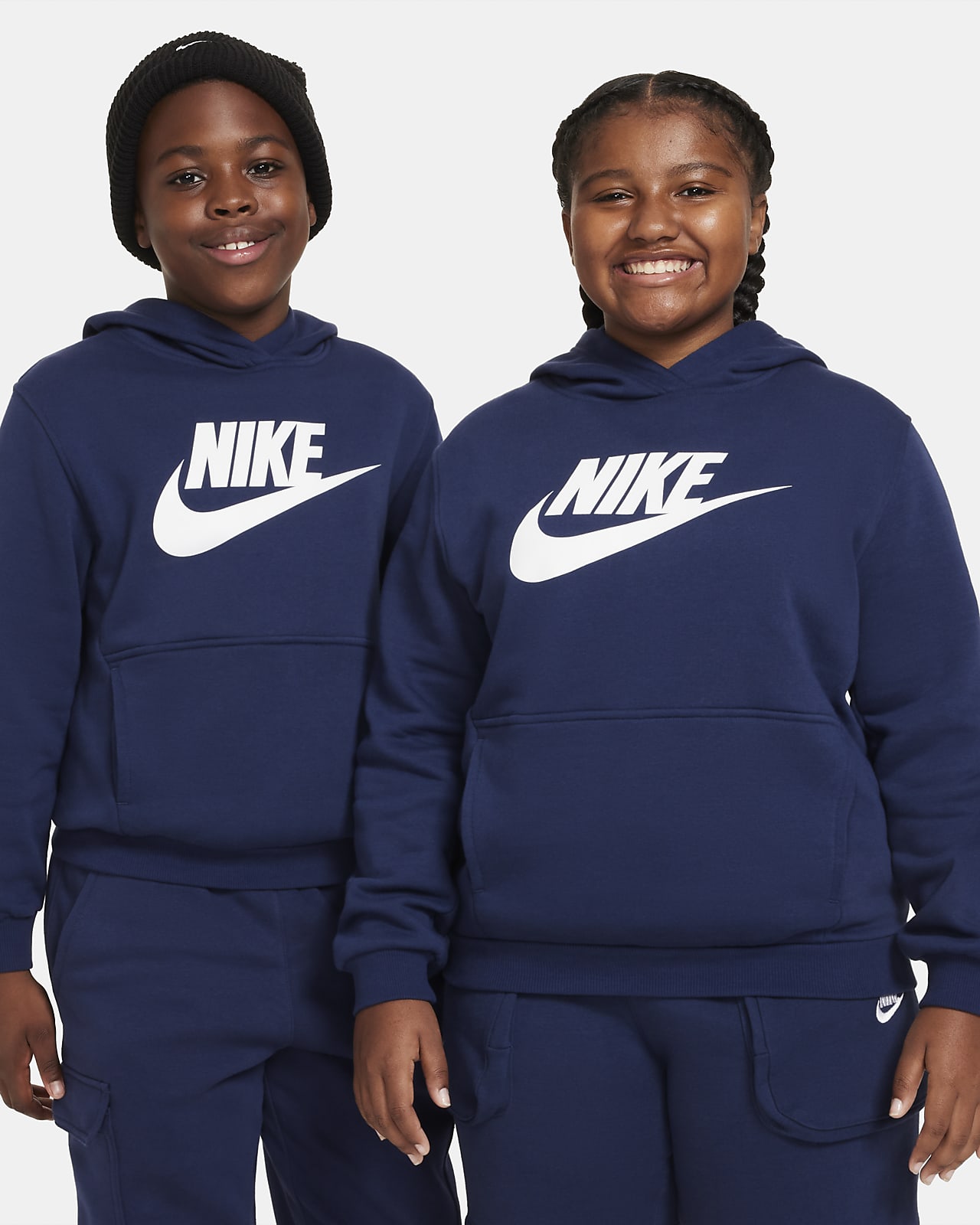 Nike Sportswear Club Fleece Big Kids' Hoodie (Extended Size)