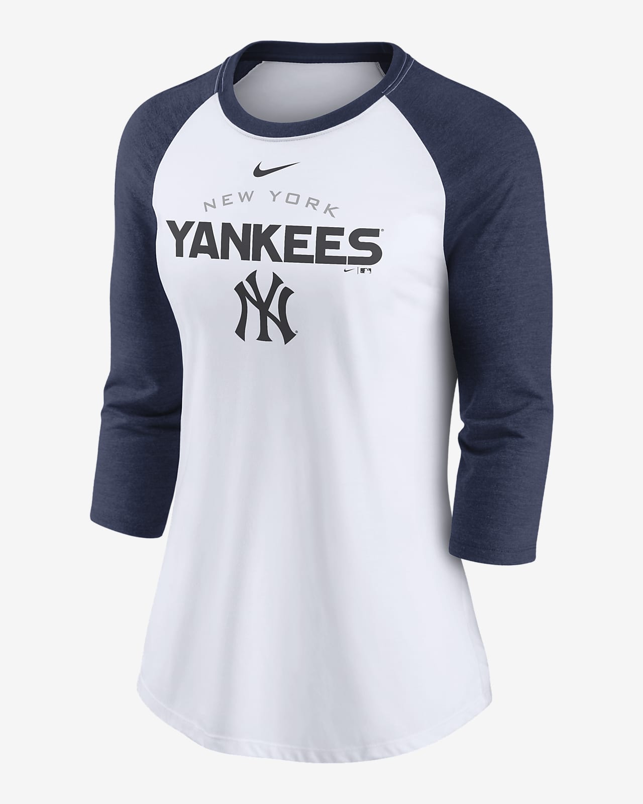 Nike Modern Baseball Arch (MLB New York Yankees) Women's 3/4-Sleeve T-Shirt
