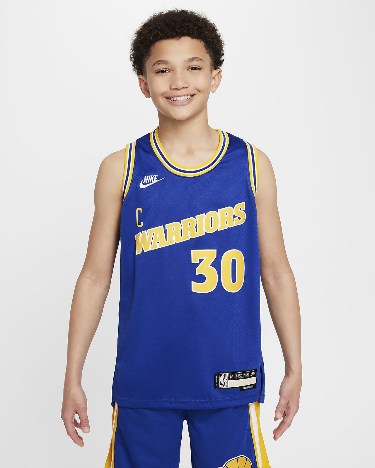 Maillot Nike Dri-FIT NBA Swingman Stephen Curry Golden State Warriors pour enfant plus âgé