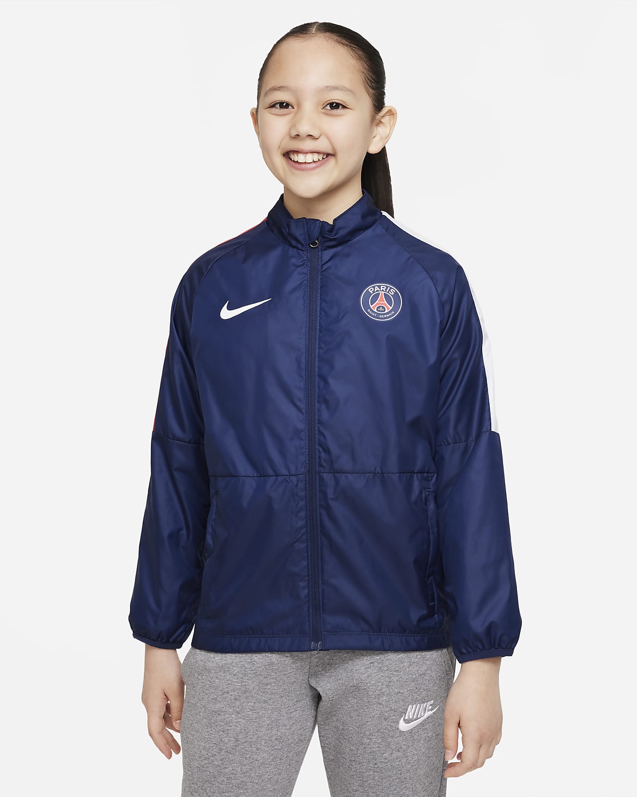 Paris Saint-Germain Repel Academy AWF Older Kids' Football Jacket