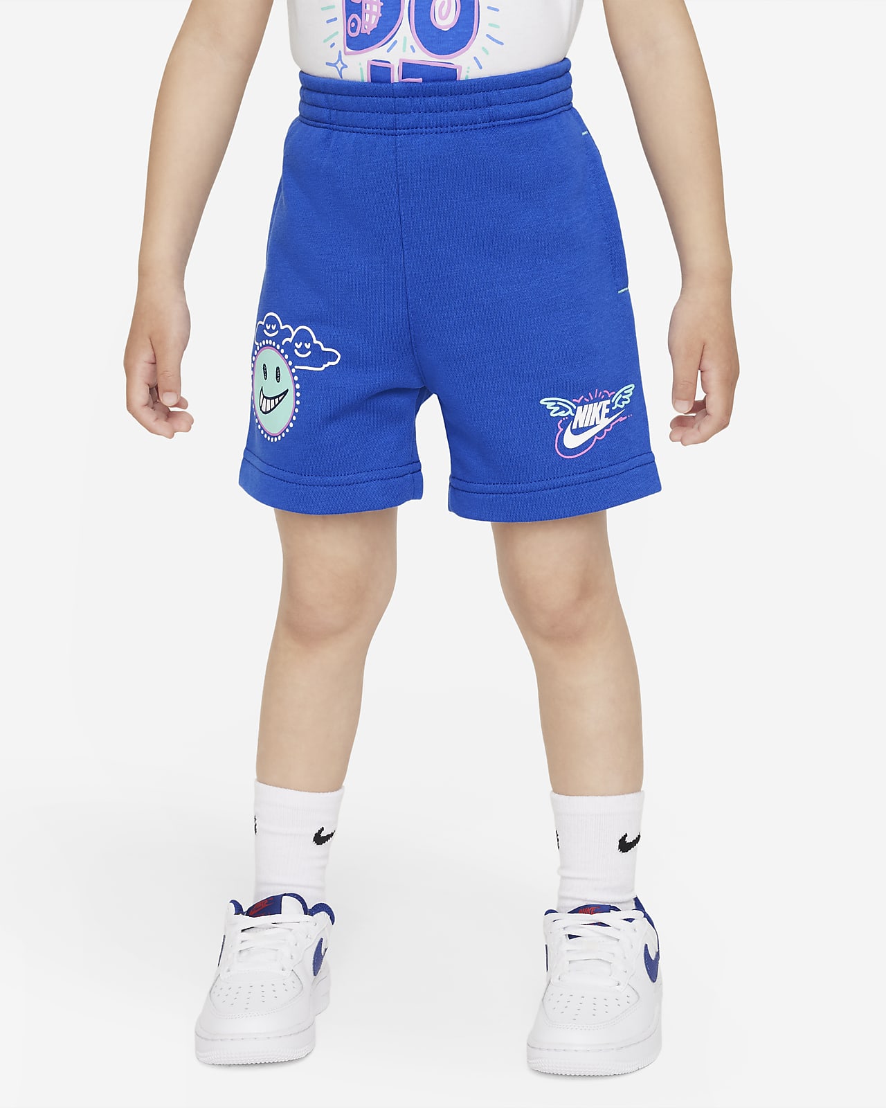 Nike Sportswear "Art of Play" French Terry Shorts Toddler Shorts