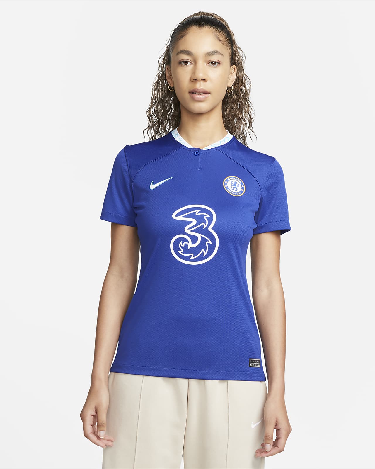 Chelsea FC 2022/23 Stadyum İç Saha Nike Dri-FIT Kadın Futbol Forması