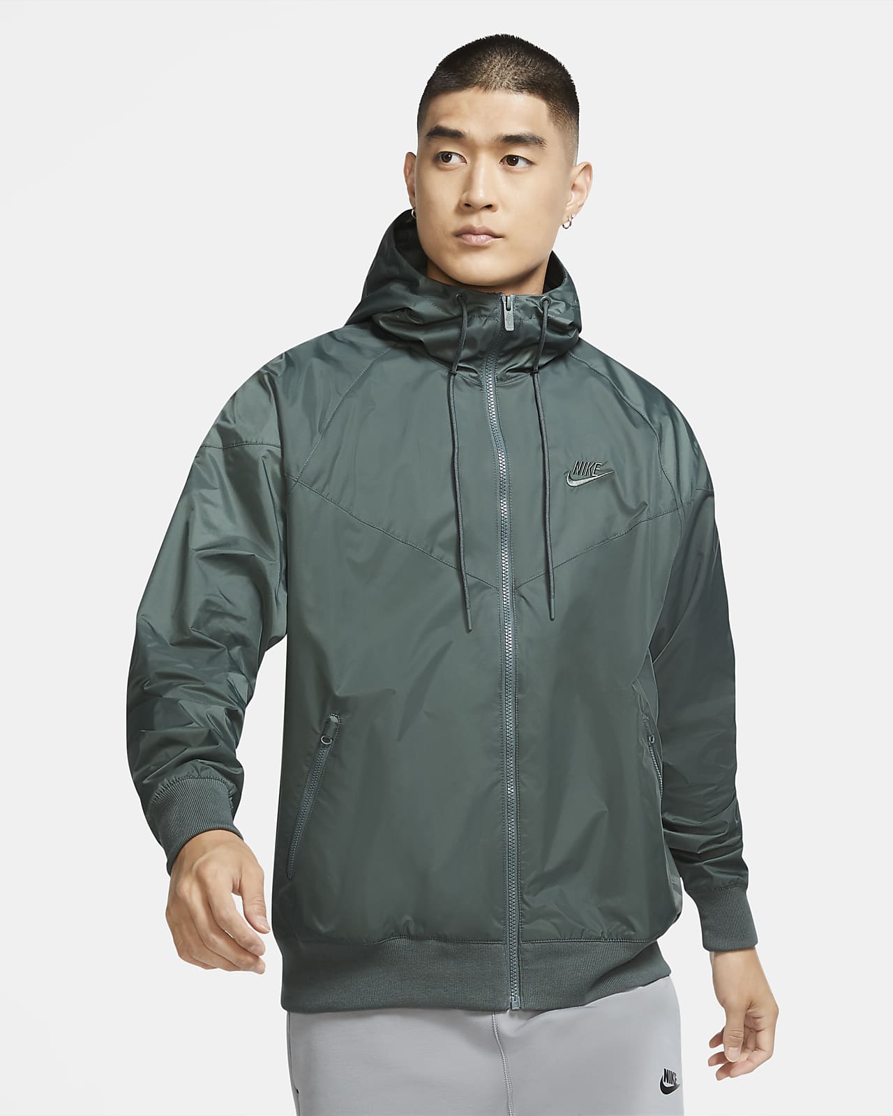 nike green windbreaker
