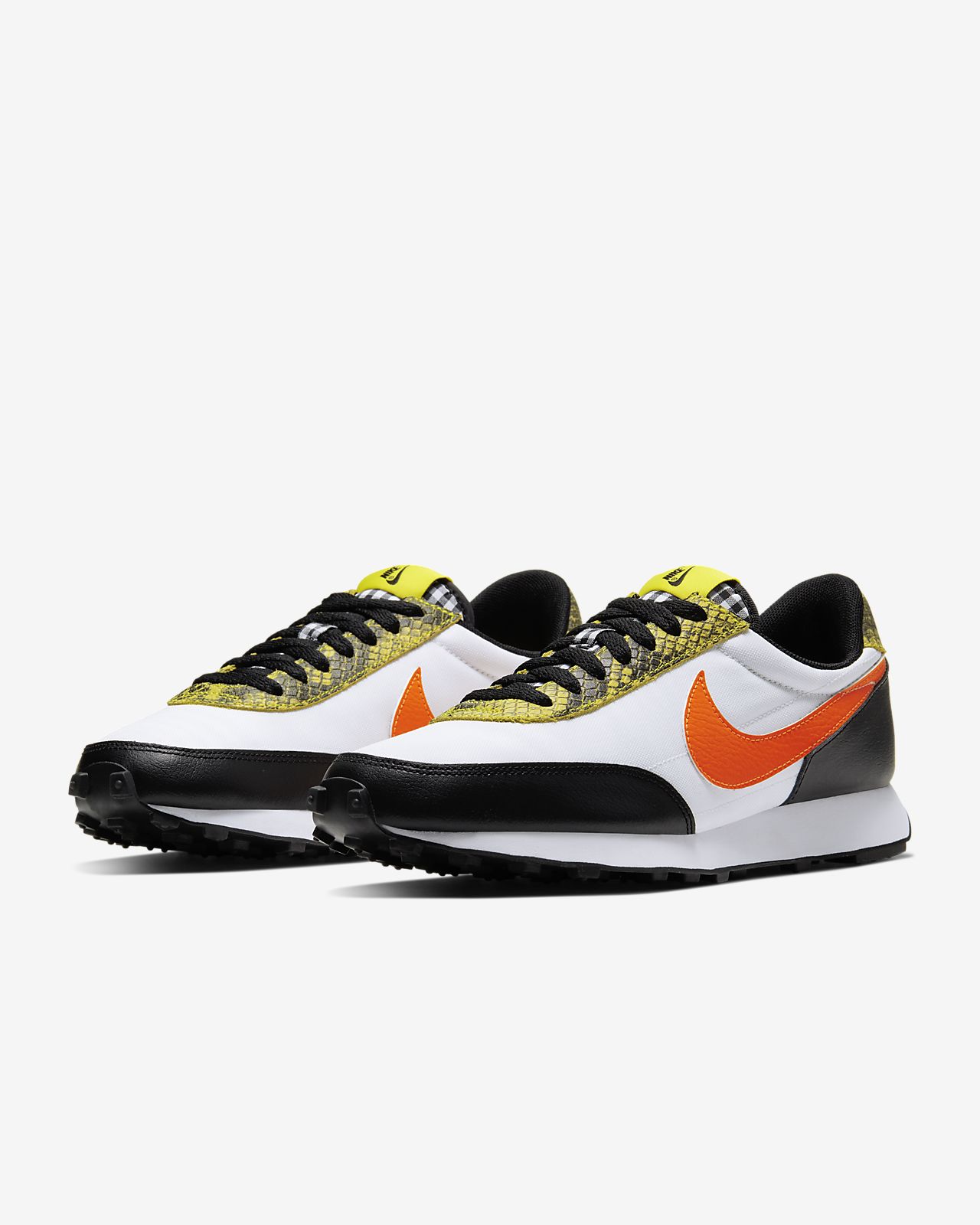 nike yellow orange