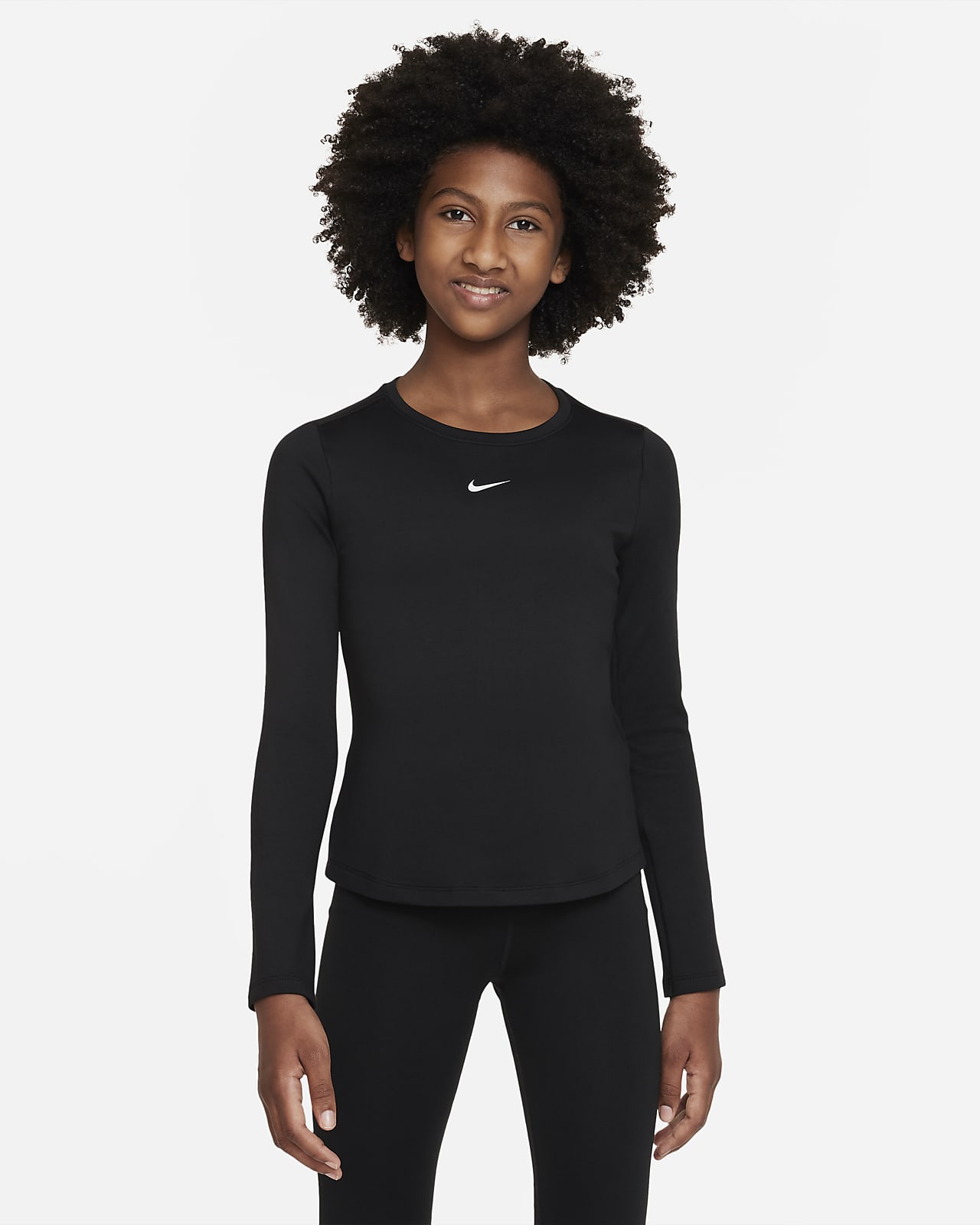Nike Therma-FIT One Older Kids' Long-Sleeve Training Top
