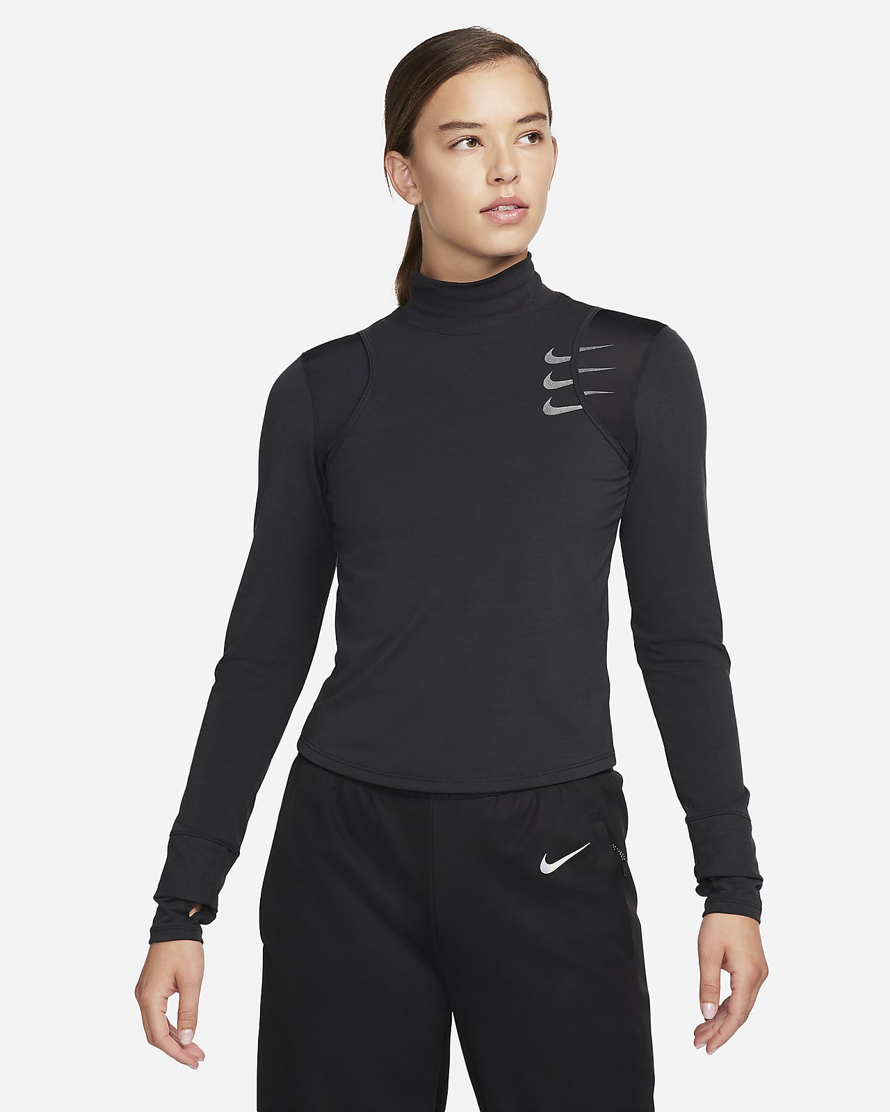 Nike Dri-FIT ADV Running Division Uzun Kollu Kadın Koşu Üstü