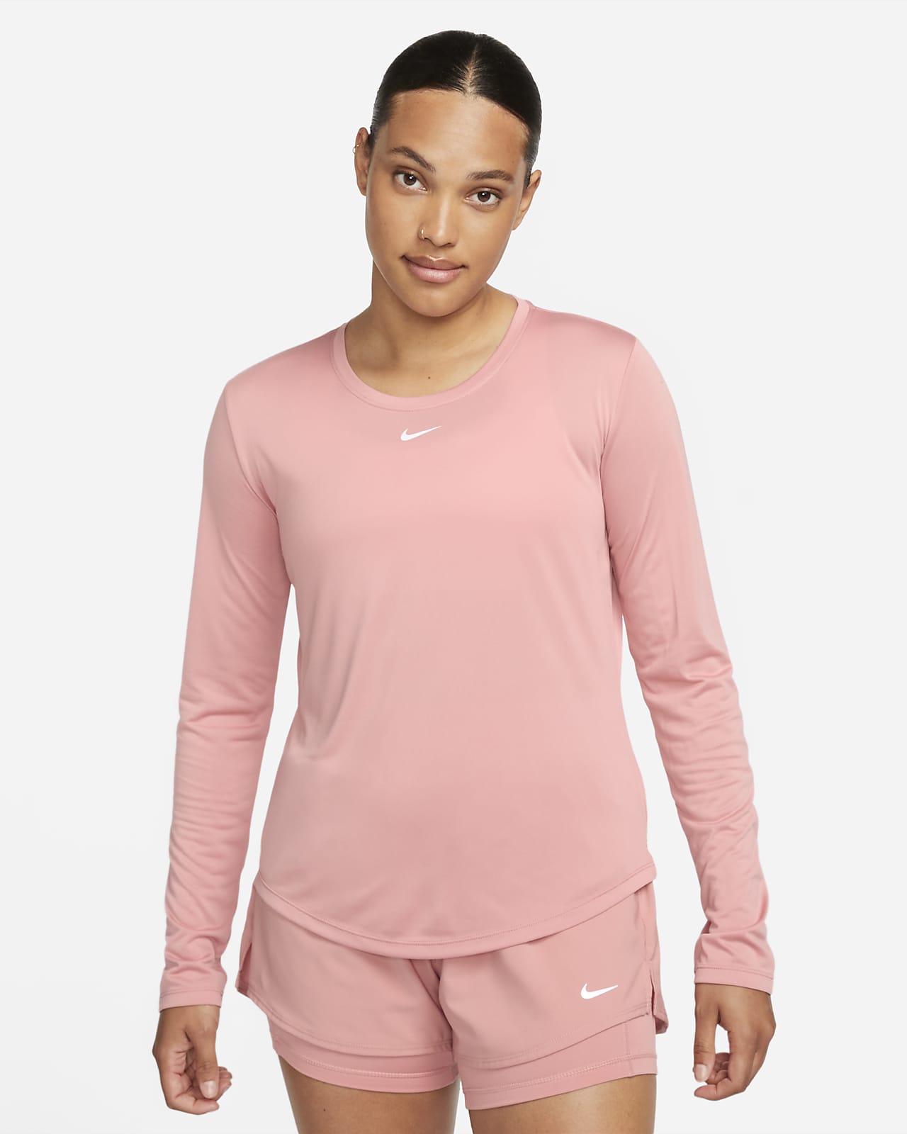 Nike Dri-FIT One 女款標準剪裁長袖上衣