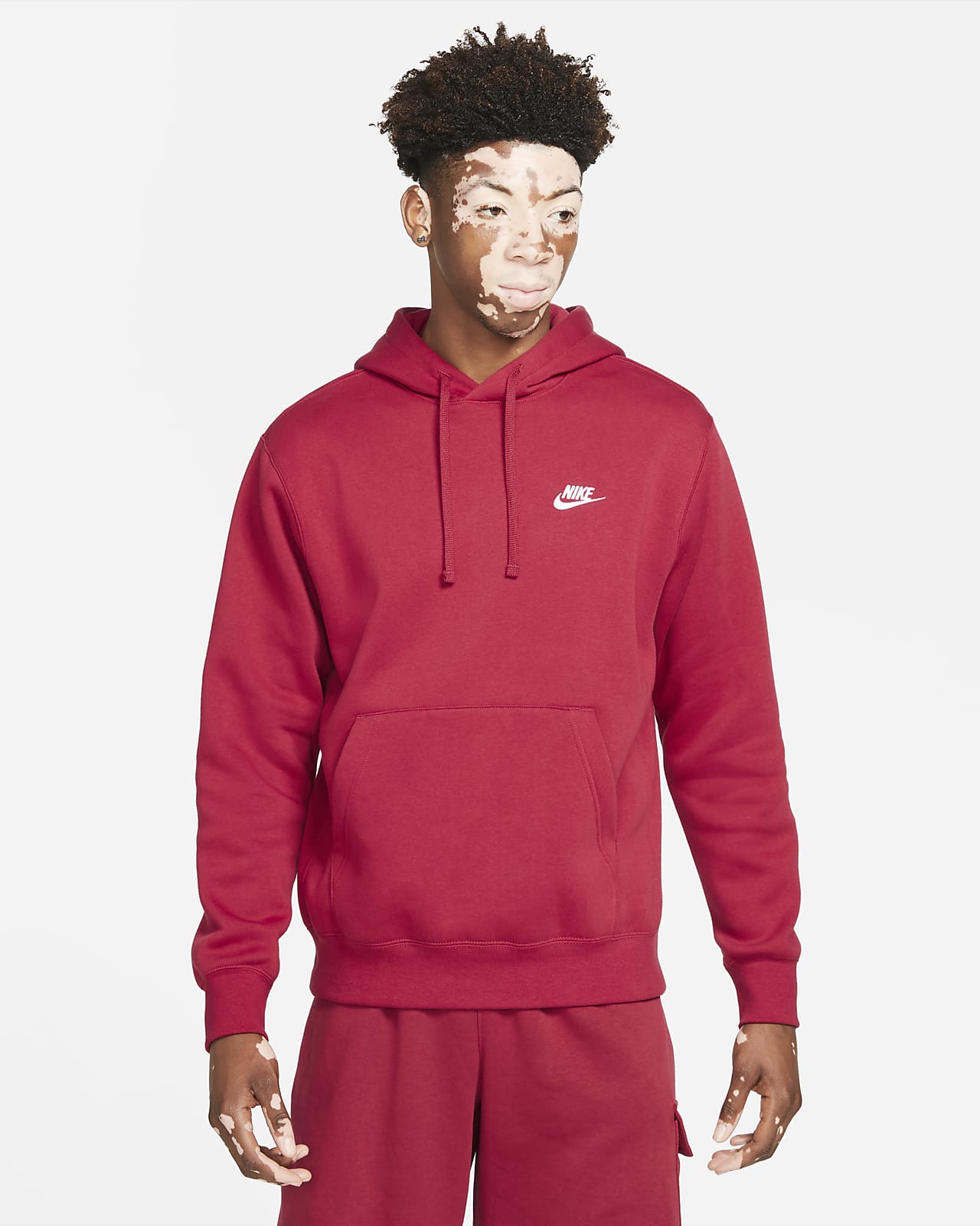 Felpa pullover con cappuccio Nike Sportswear Club Fleece