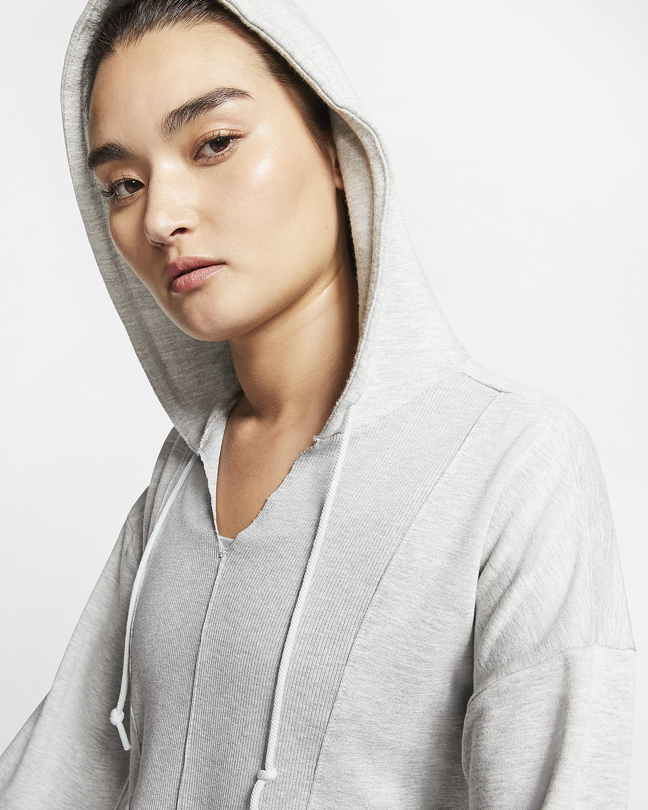 woman in hoodie