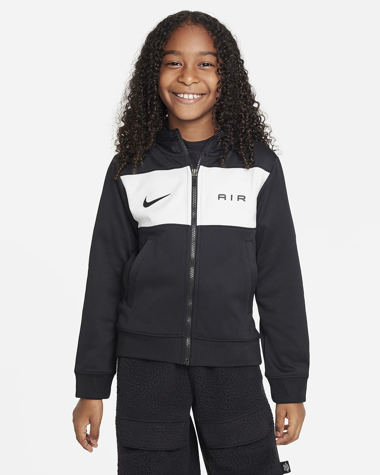 Nike Air Older Kids' (Boys') Full-Zip Hoodie. Nike LU