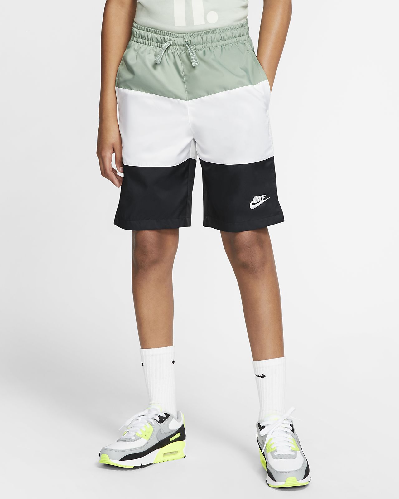 boys nike woven shorts