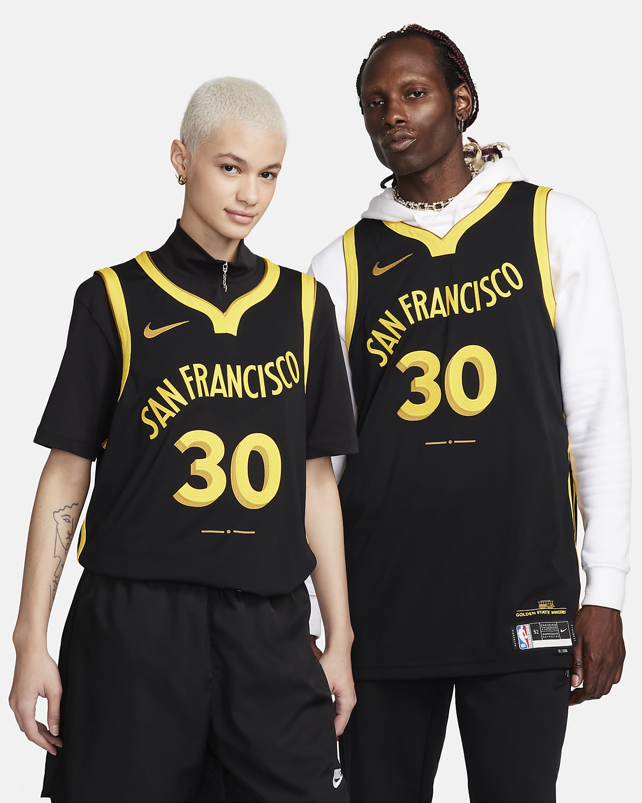 Stephen Curry Golden State Warriors 2023/24 City Edition Nike Dri-FIT ADV Authentieke NBA-jersey voor heren