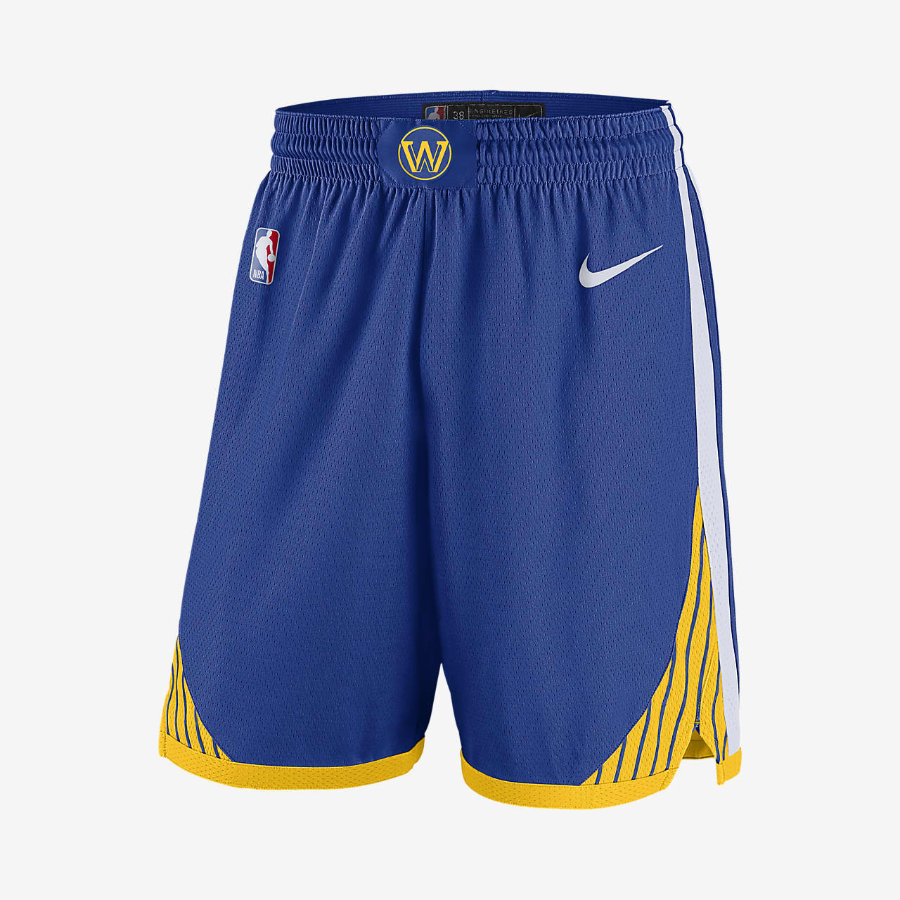 Nike NBA Swingman-shorts Golden State Warriors Icon Edition för män