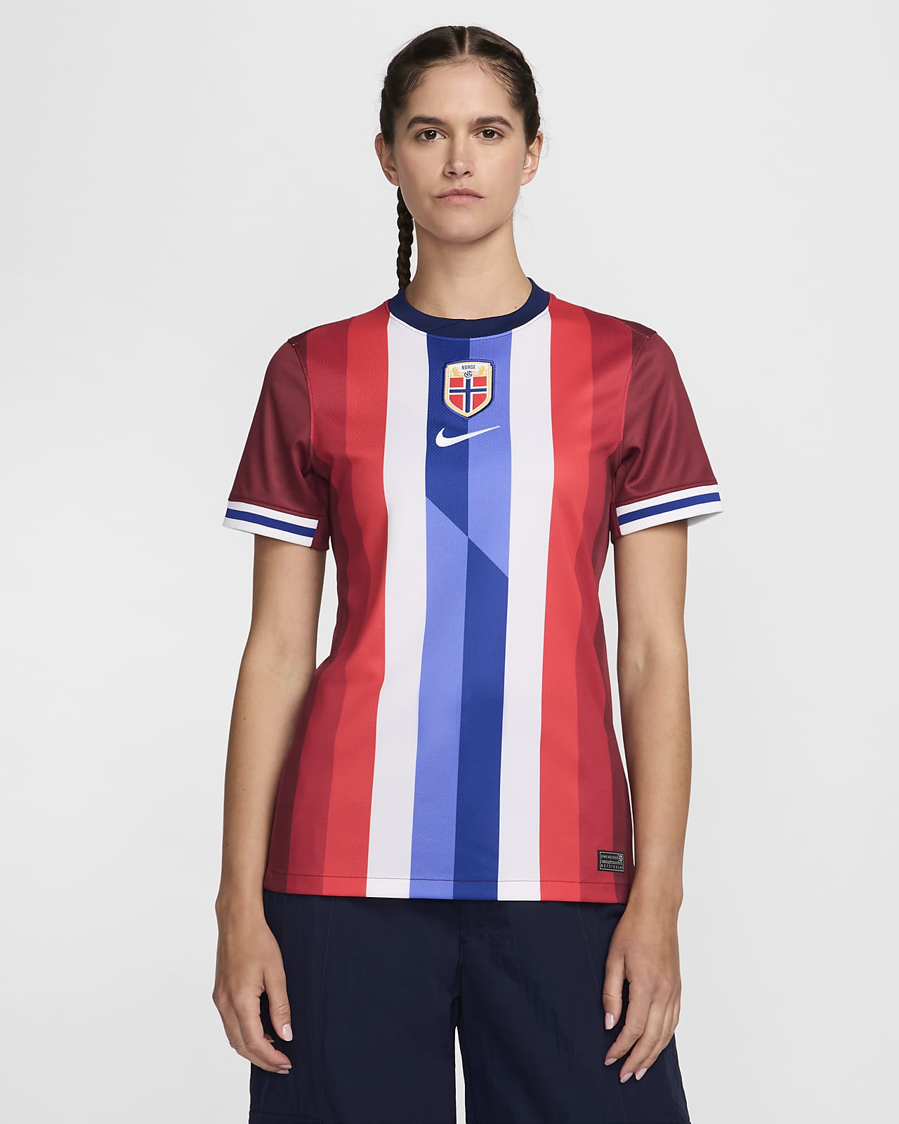 Norway 2024 Stadium Home Women's Nike Dri-FIT Football Replica Shirt