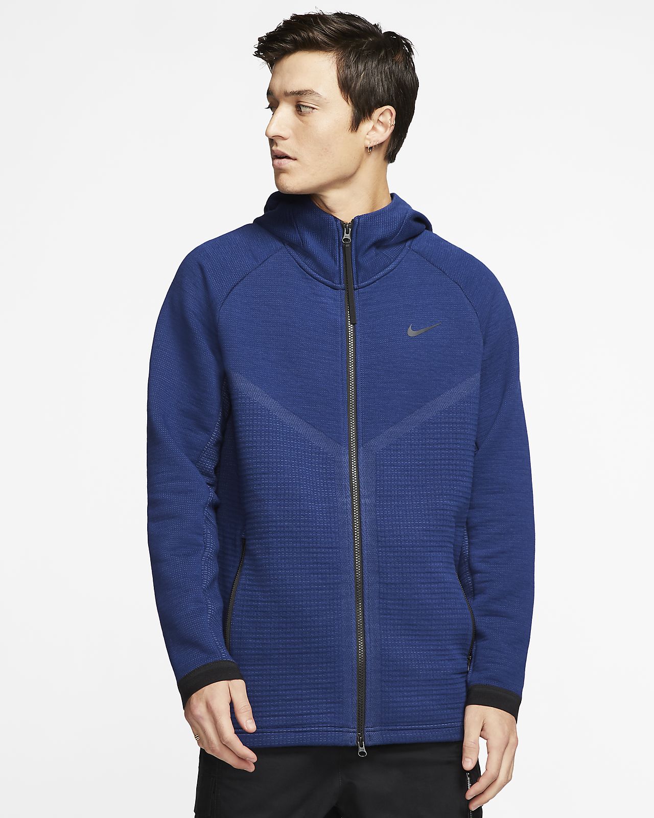 nike training poly full zip hoodie