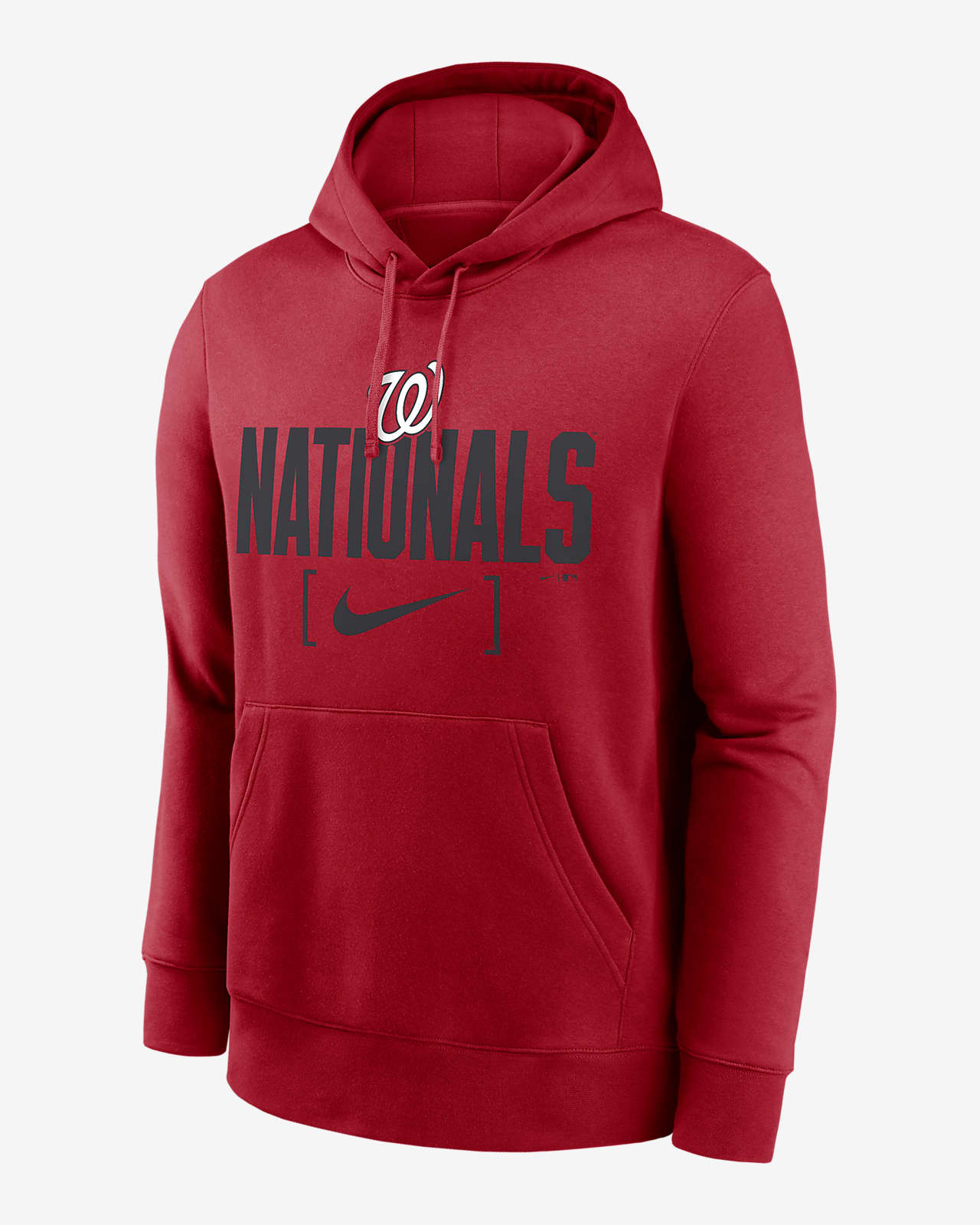 Washington Nationals Club Slack Men's Nike MLB Pullover Hoodie