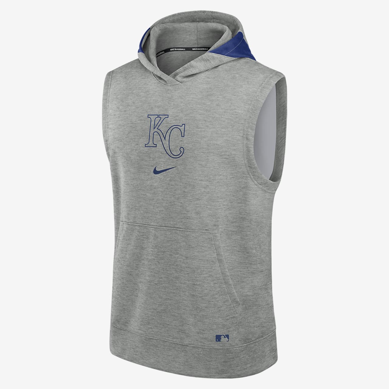 Kansas City Royals Authentic Collection Early Work Men’s Nike Dri-FIT MLB Sleeveless Pullover Hoodie