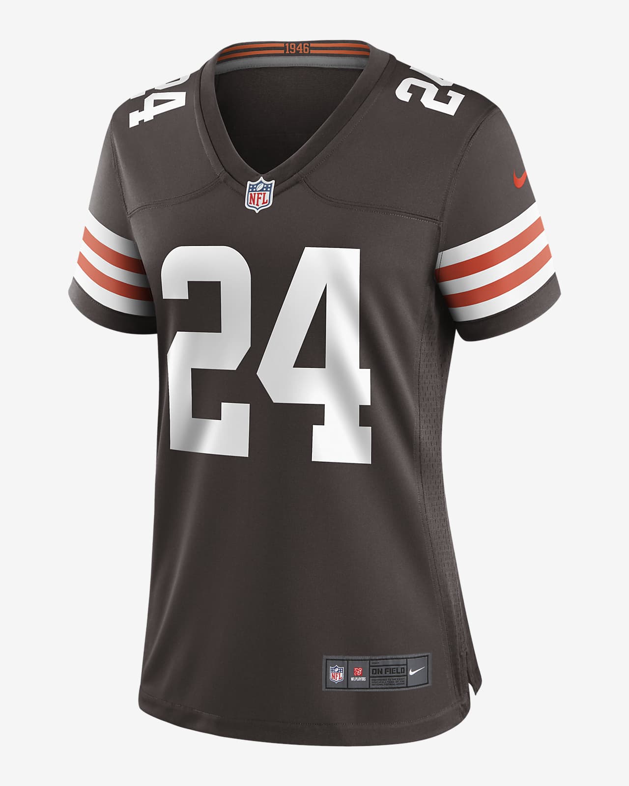 NFL Cleveland Browns (Nick Chubb) Women's Game Football Jersey