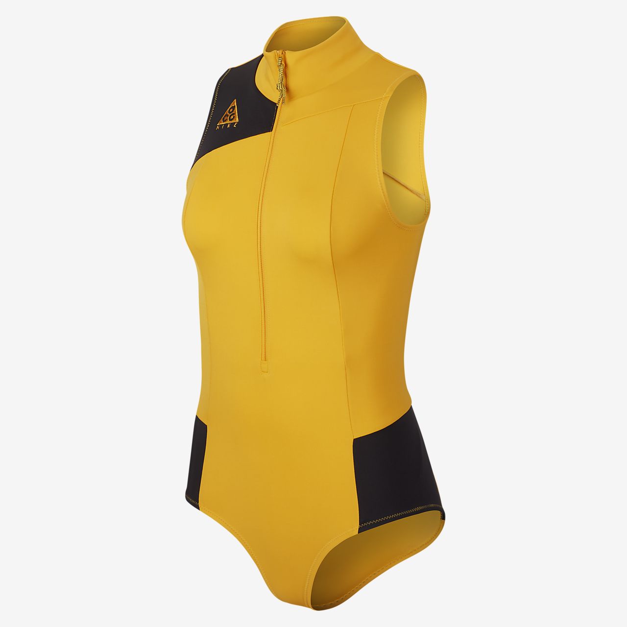 nike yellow bodysuit