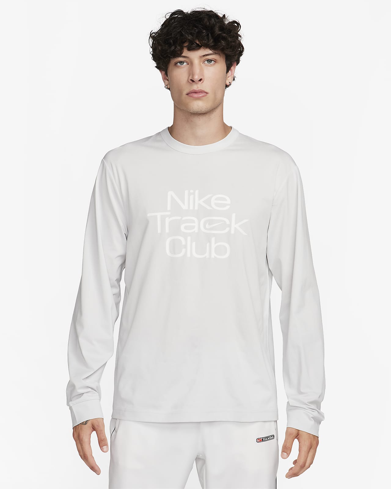 Ανδρική κοντομάνικη μπλούζα για τρέξιμο Dri-FIT Hyverse Nike Track Club