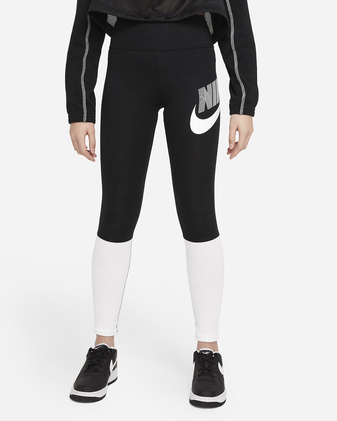 Nike Sportswear Favorites magas derekú leggings tánchoz nagyobb gyerekeknek (lányoknak)