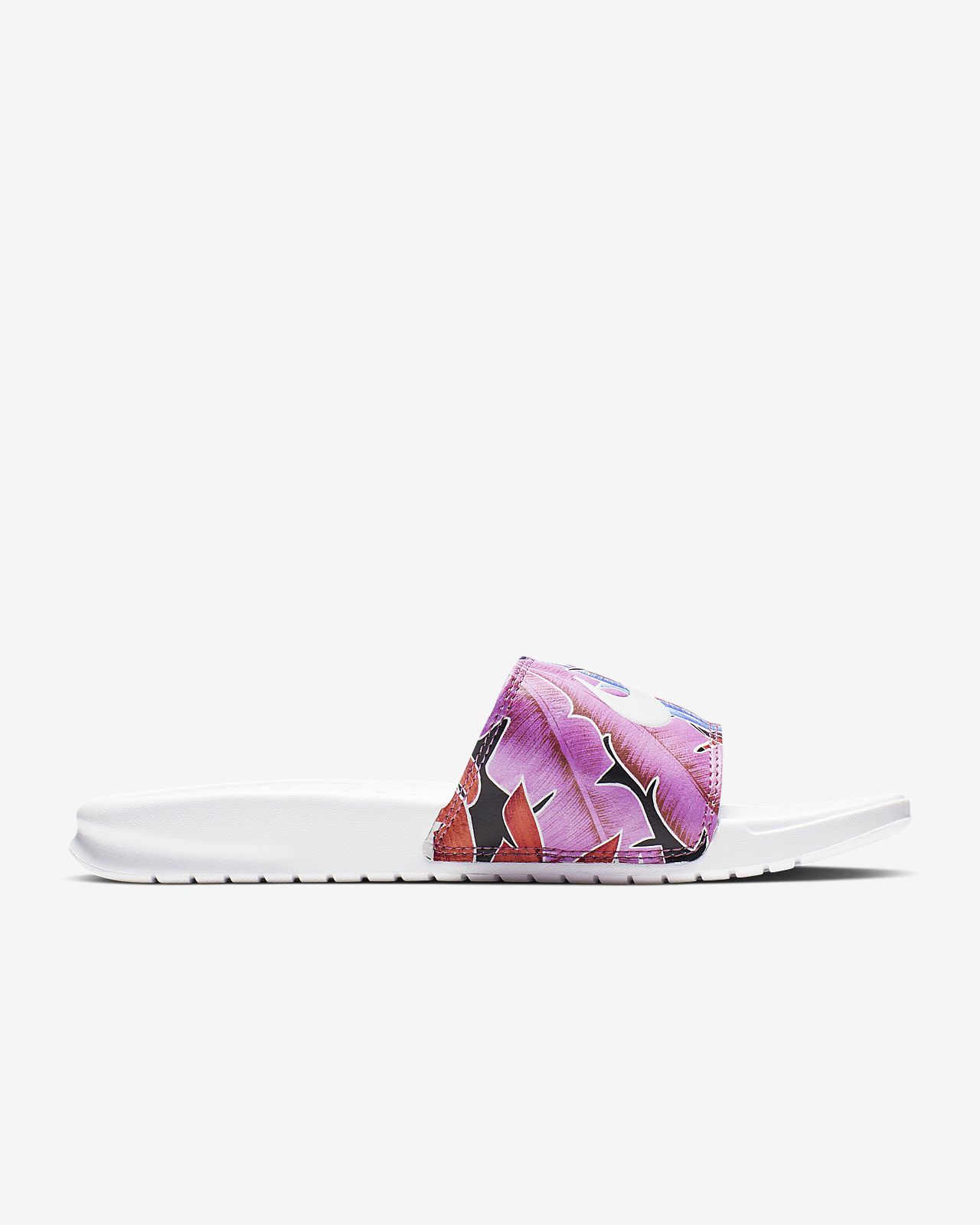 nike floral benassi slides