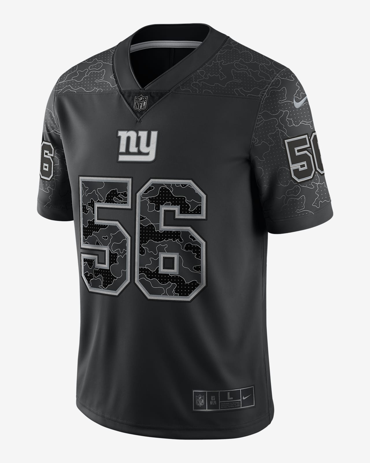 NFL New York Giants RFLCTV (Lawrence Taylor) Men's Fashion Football Jersey