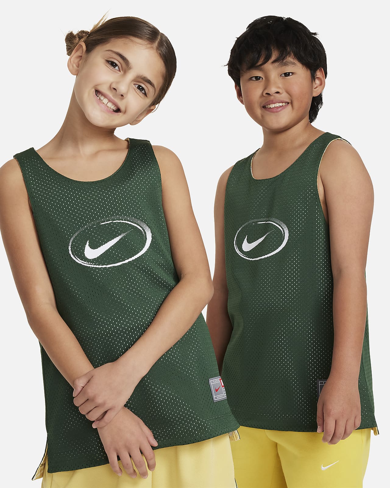 Jersey reversible para niños talla grande Nike Culture of Basketball