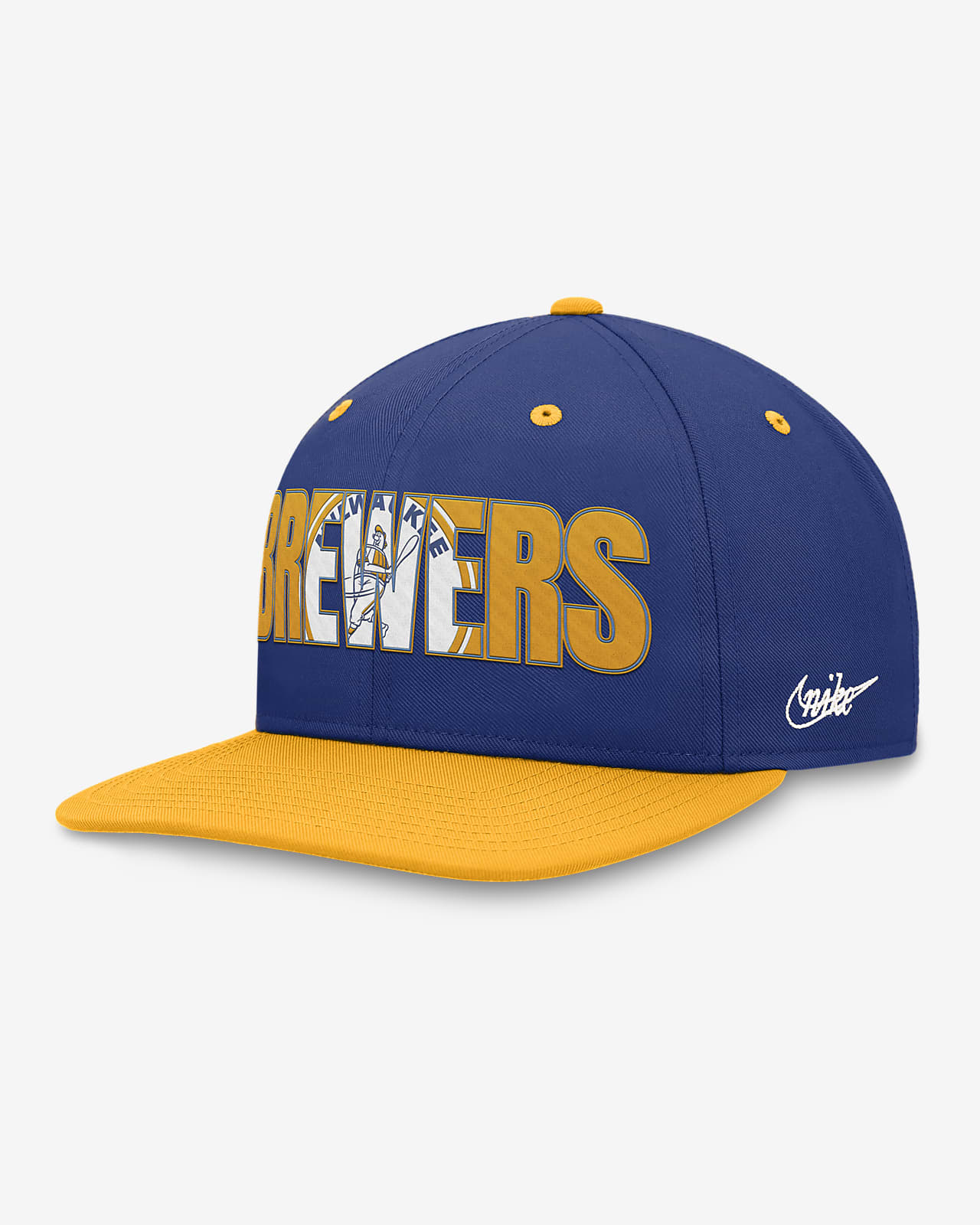 Milwaukee Brewers Pro Cooperstown Men's Nike MLB Adjustable Hat